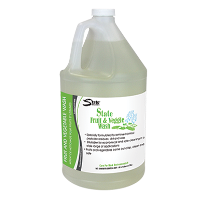 State® Fruit & Veggie Wash - Fragrance Free - Case of 4 gallons