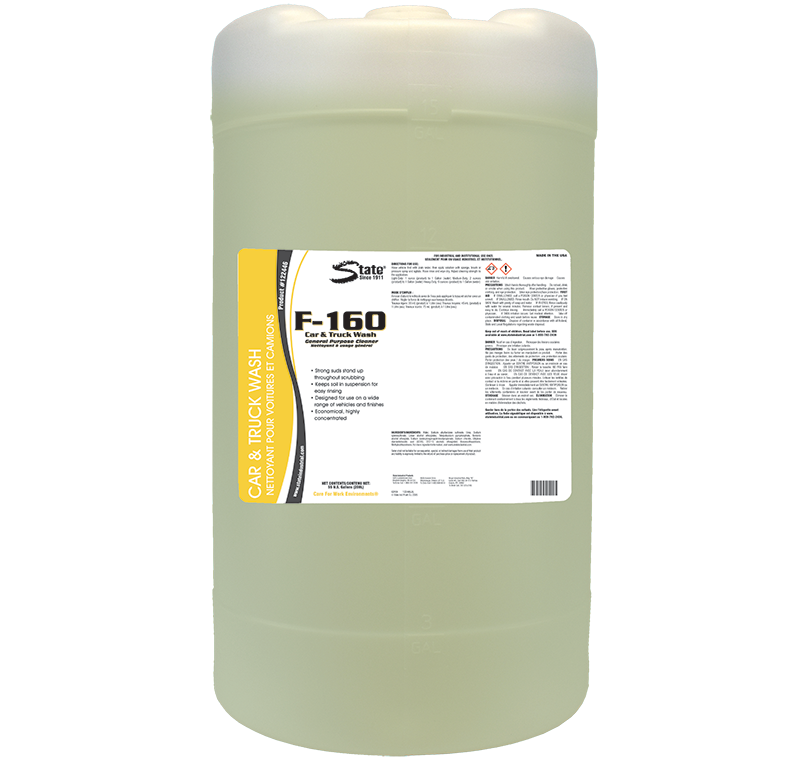 15-gallon drum of F-160 car and truck wash