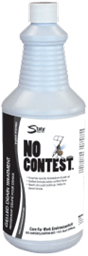 No Contest drain product in a quart bottle